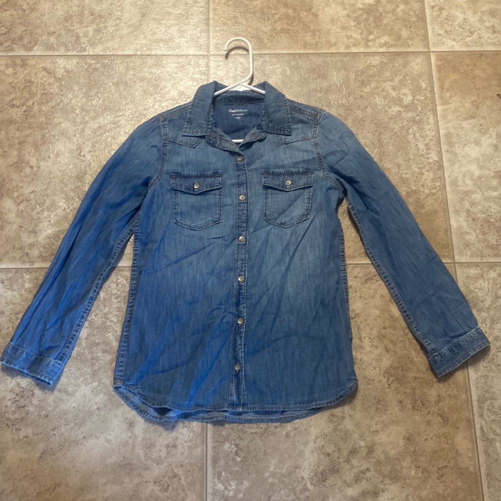 Gap kids denim shirt.  Size xl